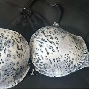 Leopard Print Women's Bra, Very Sexy Push-up